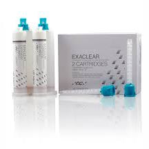 GC EXACLEAR – Transparent Vinyl Polysiloxane (2 × 48 ml Cartridges)