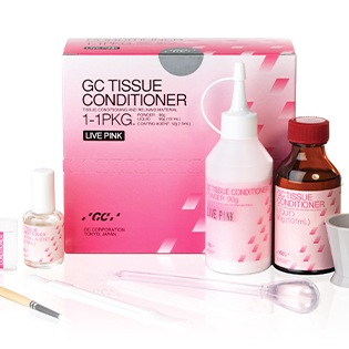 GC Tissue Conditioner – Υλικό Προσωρινής Επένθεσης και Λειτουργικής Προσαρμογής Ιστών