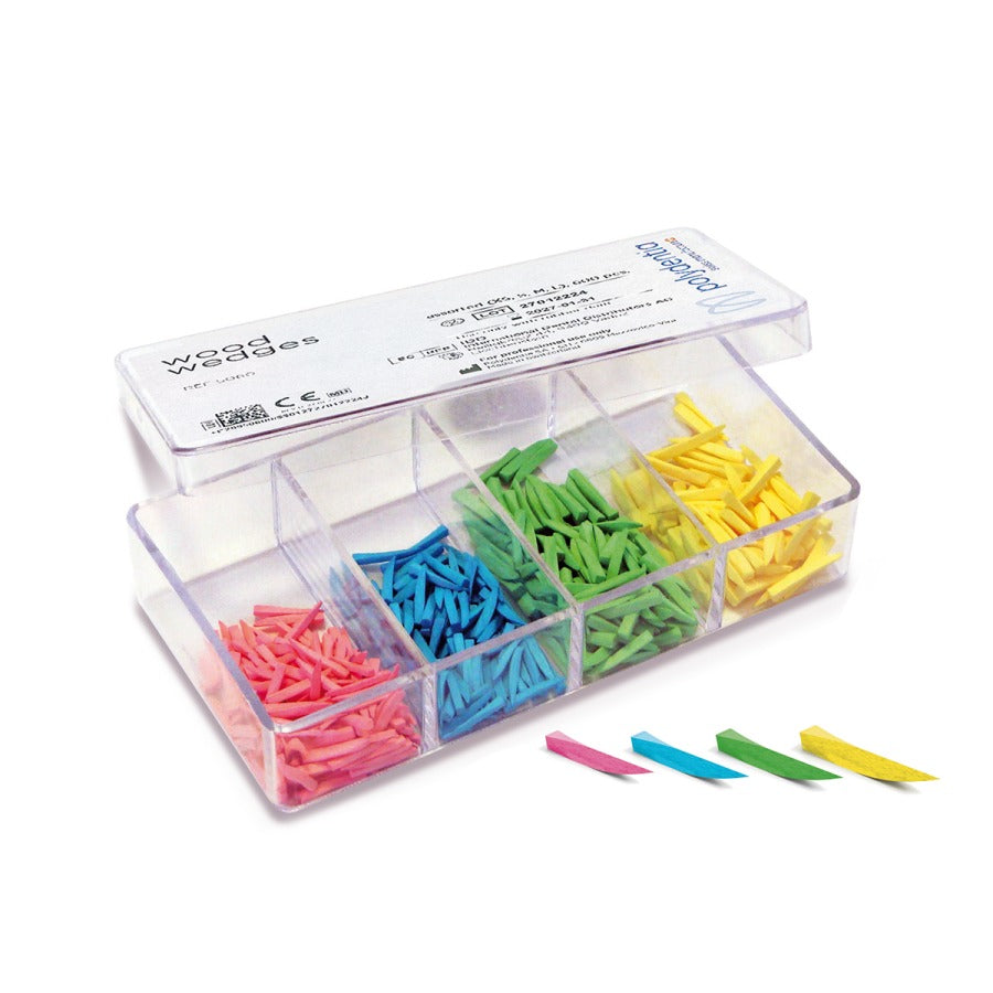 Polydentia Interdental Wood Wedges Assorted – Ανατομικά Ξύλινα Σφηναράκια Σφενδάμου (Αναμειγμένα Μεγέθη)