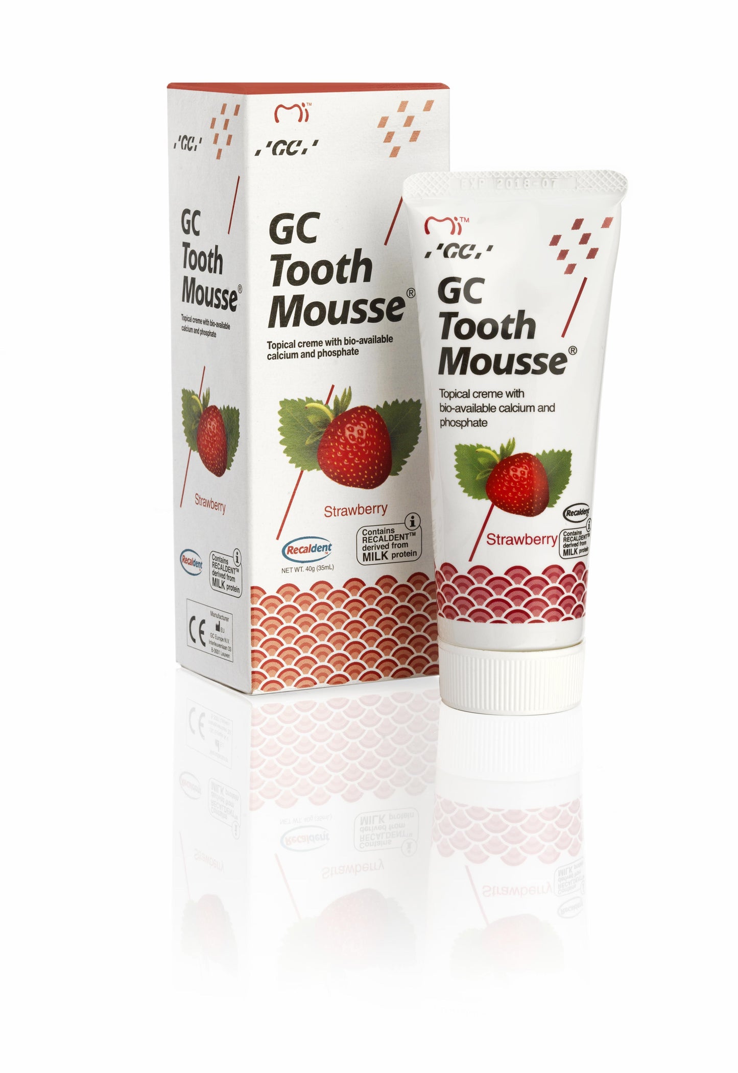 GC Tooth Mousse – Τοπική Κρέμα Στοματικής Φροντίδας με Recaldent™ (CPP-ACP)


