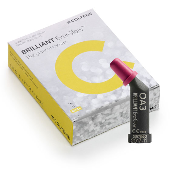 BRILLIANT® EverGlow – Υβριδική ρητίνη υπομικροσωματιδίων σε κάψουλες (20 τεμάχια)