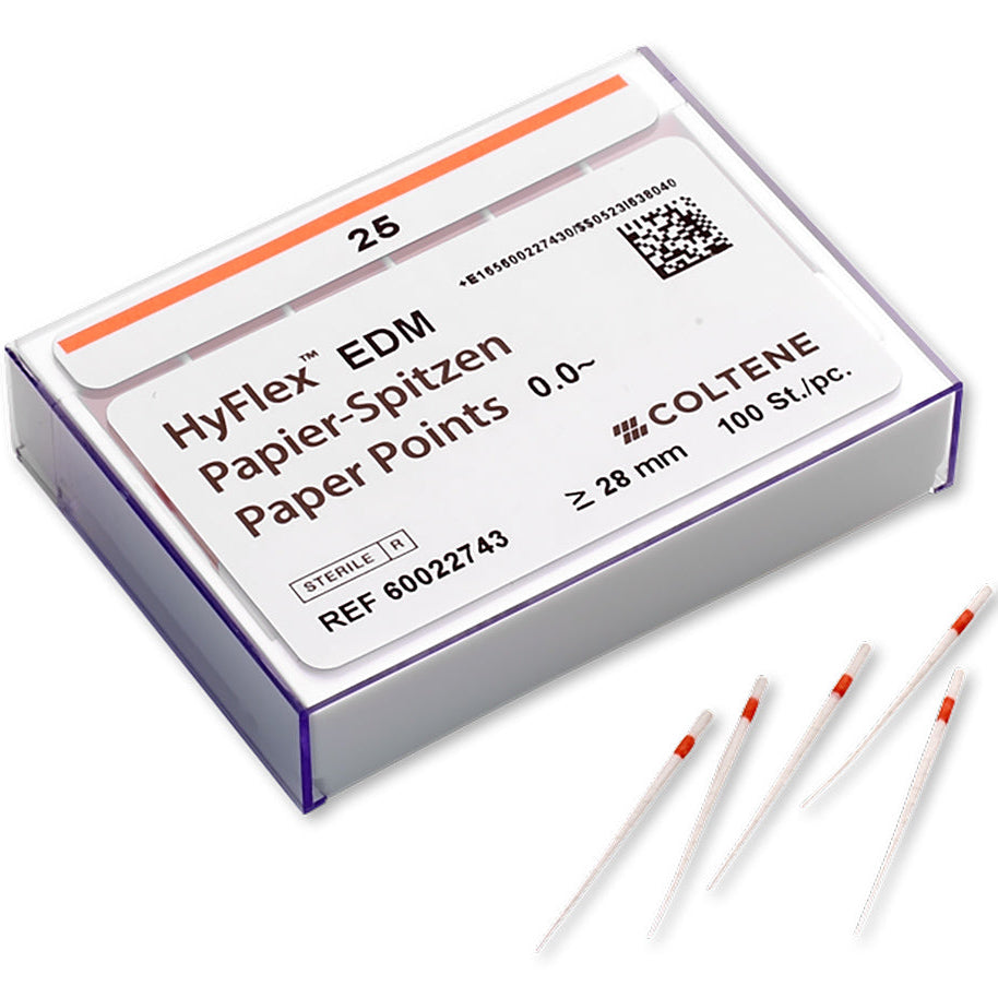 HyFlex® Paper Points EDM – Απορροφητικοί Κώνοι για HyFlex® EDM (100 τεμ.)


