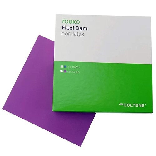Flexi Dam® Non-Latex – Φύλλα απομόνωσης χωρίς λάτεξ (30 τεμάχια, 152 x 152 mm)