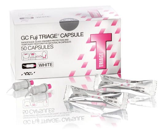 GC Fuji Triage – Ρητινοενισχυμένο Υαλοϊονομερές Υλικό Πρόληψης & Προσωρινών Αποκαταστάσεων

