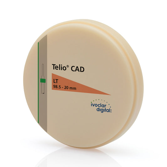 Telio CAD LT PMMA Discs (Ivoclar – Δίσκοι PMMA για Προσωρινές Αποκαταστάσεις CAD/CAM)
