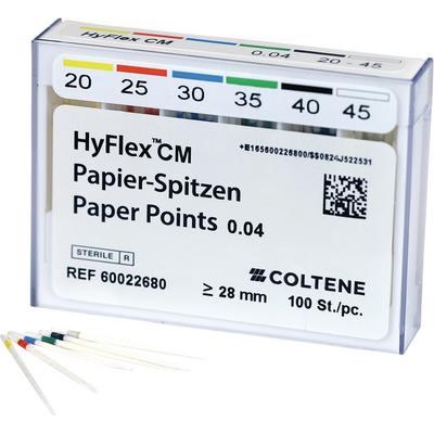 HyFlex® Paper Points CM – Απορροφητικοί Κώνοι για HyFlex® CM (100 τεμ.)

