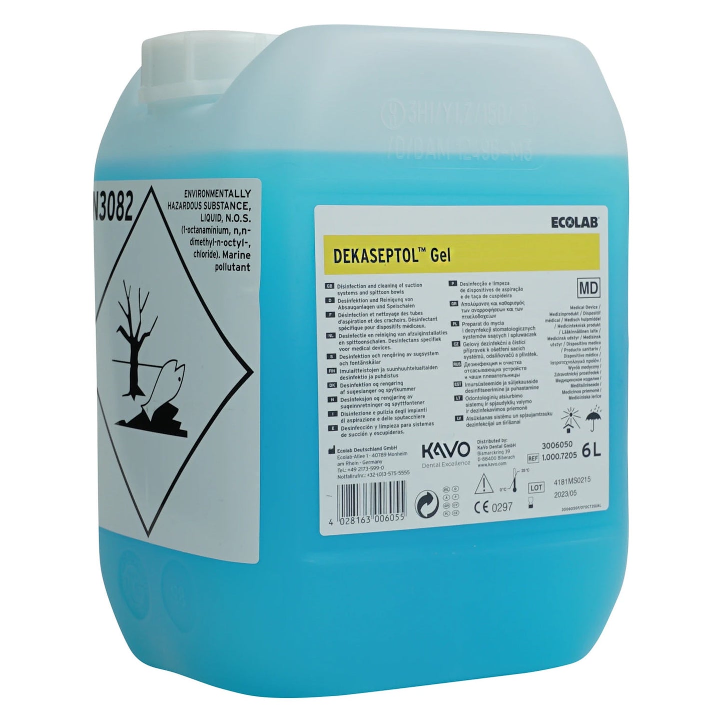 KaVo Dekaseptol Gel – Τζελ Καθαρισμού & Απολύμανσης Αναρροφητικών Συστημάτων

