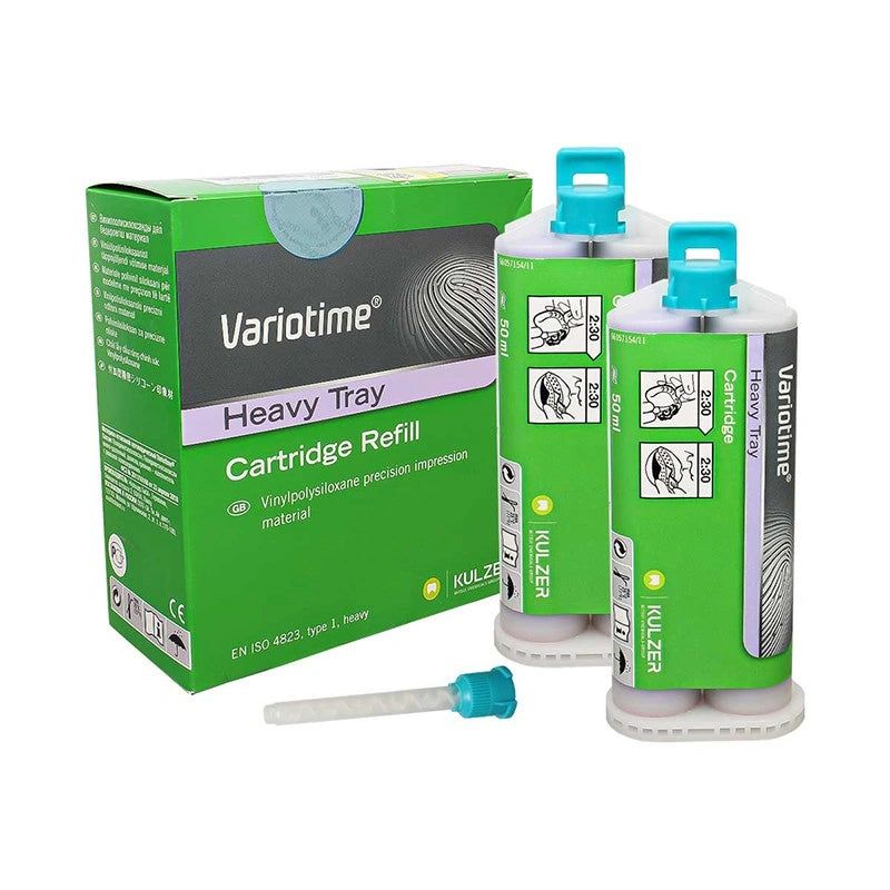 Variotime® – VPS Precision Impression Material (2×50ml Cartridges)