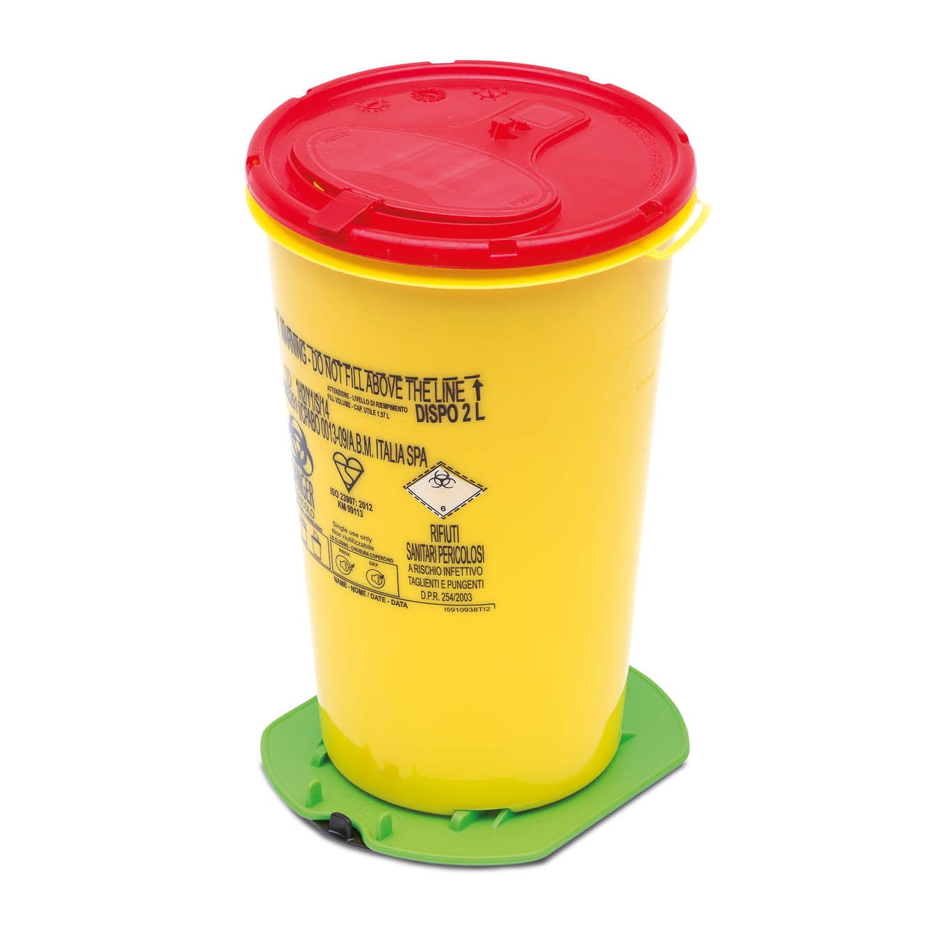 Disposable Yellow Container, Sharp Safety Bins