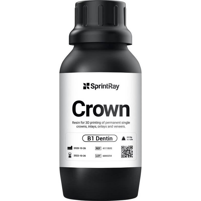 SprintRay Crown (SprintRay – Ρητίνη για Μόνιμες Αποκαταστάσεις)