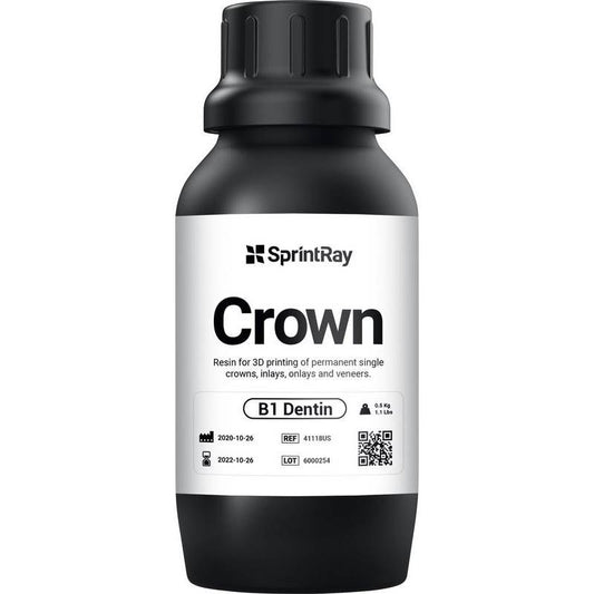 SprintRay Crown (SprintRay – Ρητίνη για Μόνιμες Αποκαταστάσεις)