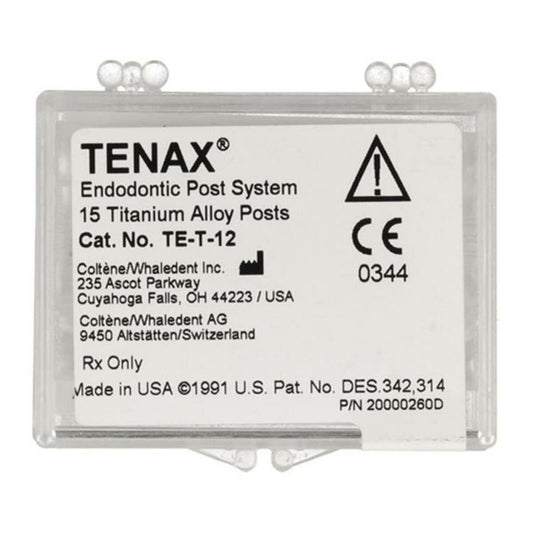 TENAX® Endodontic Post System – Τιτανιούχα ενδοδοντικά άξονα (Κουτί με 15 τεμάχια)