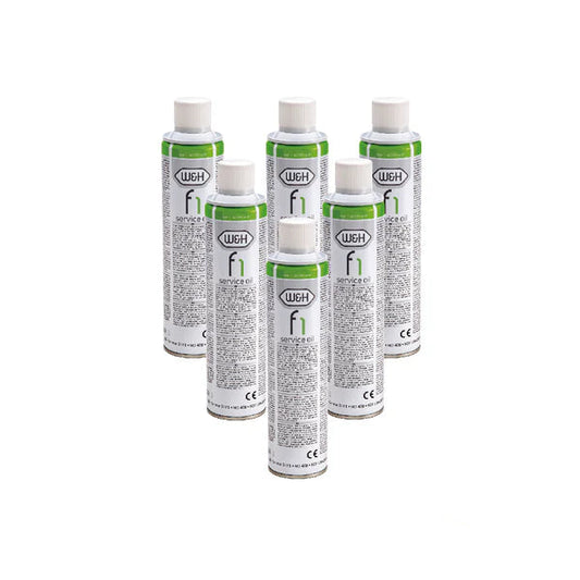 SIX PACK W&H F1 Oil Spray – Handpiece Care (400 ml)