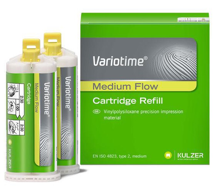 Variotime® – VPS Precision Impression Material (2×50ml Cartridges)