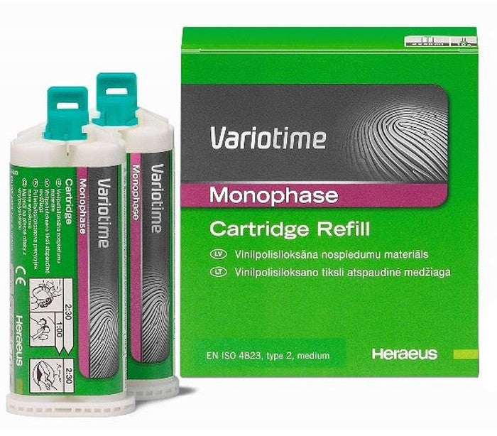 Variotime® – VPS Precision Impression Material (2×50ml Cartridges)